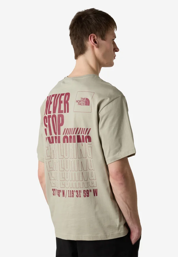 M COORDINATES RELAXED SS TEE - T-Shirt print - clay grey