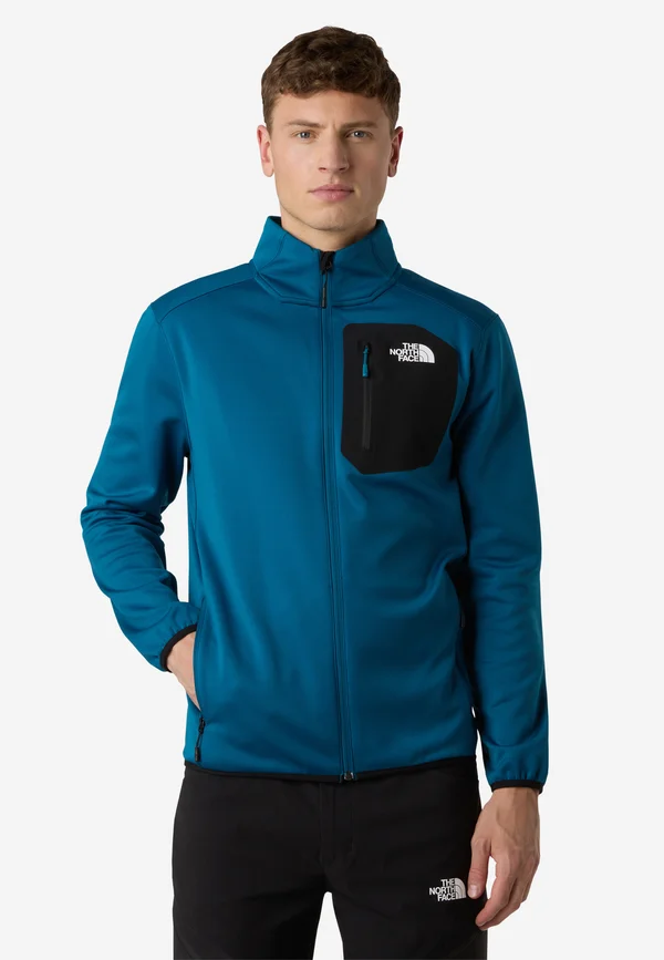 M CREST FZ - Trainingsjacke - mineral ink tnf black