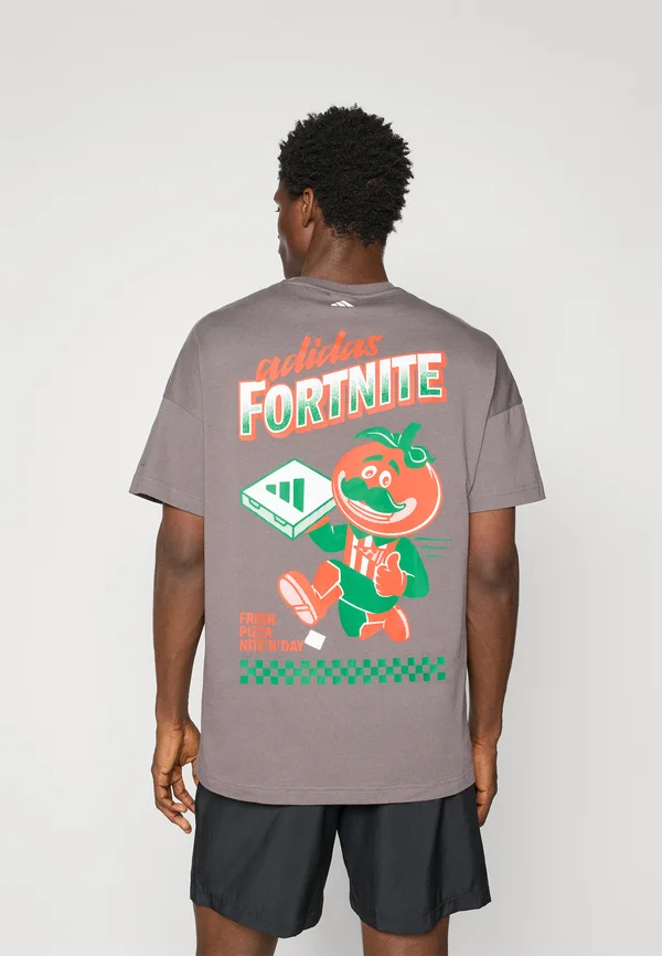 M FN  - T-Shirt print - charcoal