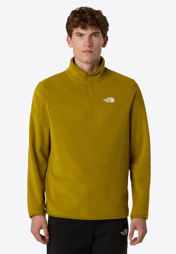 M GLACIER FLEECE 1/4 ZIP JACKET - Fleecepullover - deep dijon