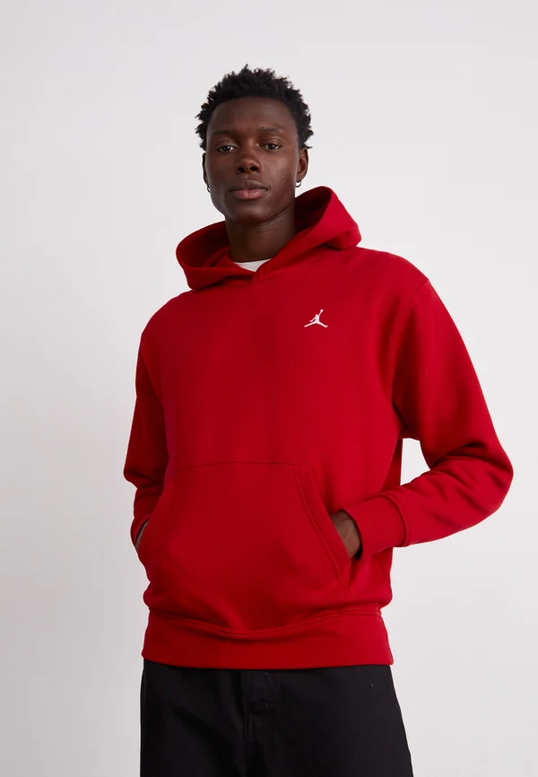 M J BRKLN FLC PO - Sweatshirt - gym red/white