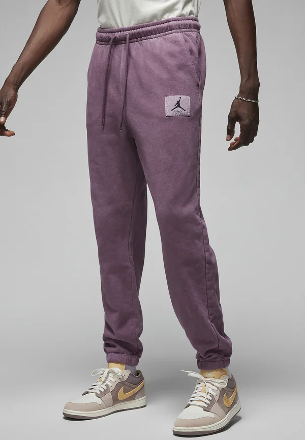 M J ESS STMT WASH FLC PNT - Jogginghose - sky j mauve