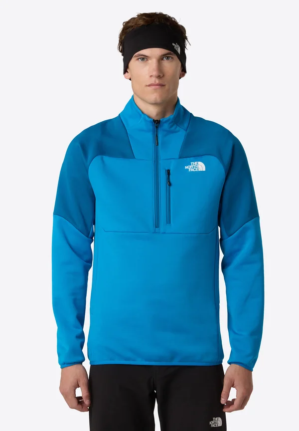 M METEORA 1/4 ZIP FLEECE - Fleecepullover - skyline blue adriatic b