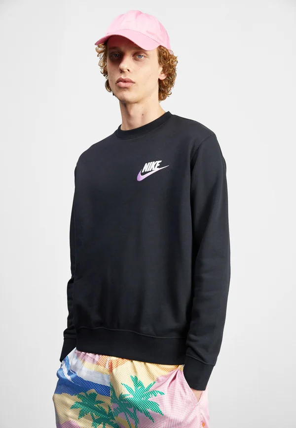 M NK CLUB+ FT CREW LBR - Sweatshirt - black