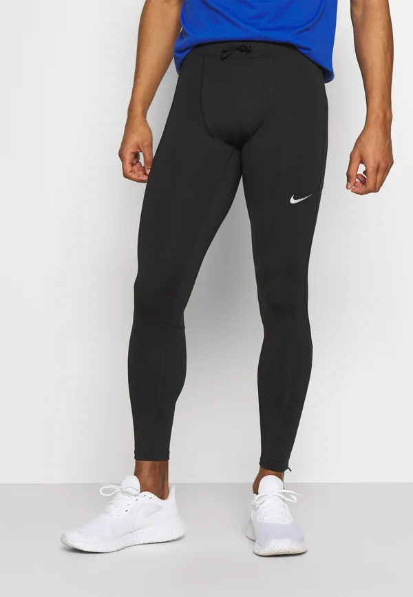 M NK DF ESSENTIAL TIGHT - Tights - black/reflective silver