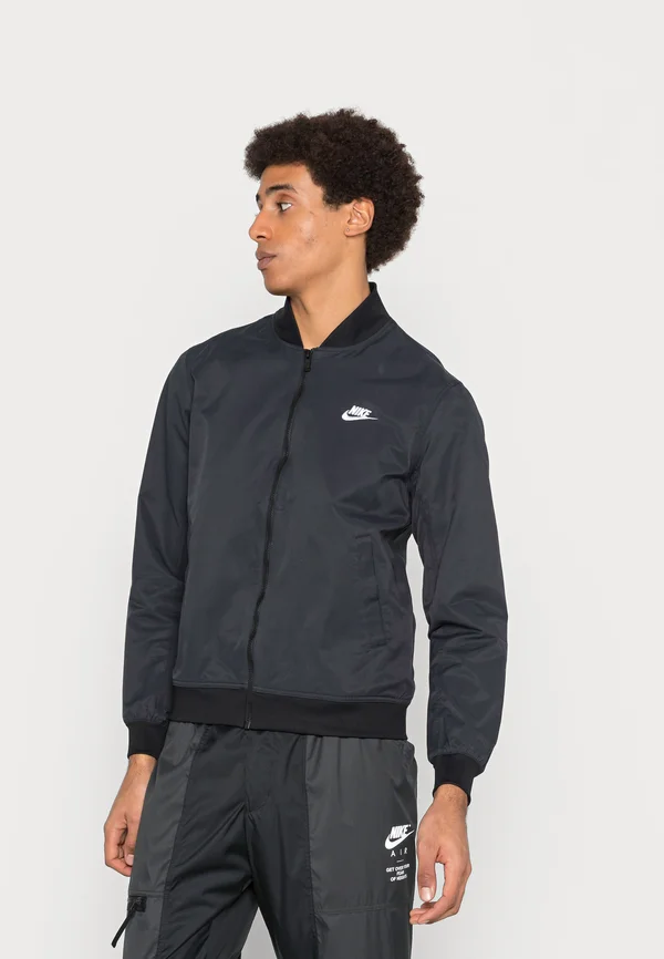 M NSW SPE WVN UL BOMBR JKT - Bomberjacke - black/white
