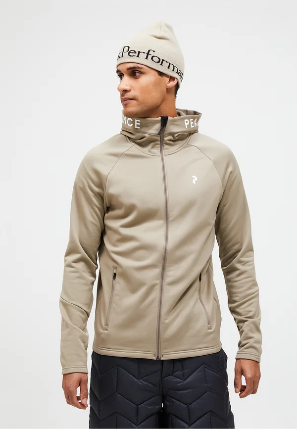 M RIDER - Fleecejacke - hellbraun