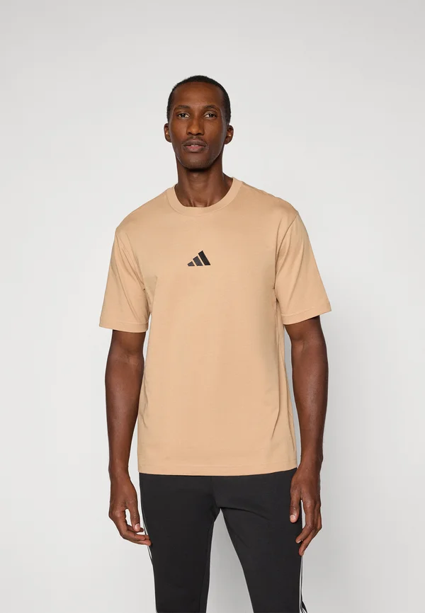 M SL SJ T - T-Shirt basic - warm sandstone/black