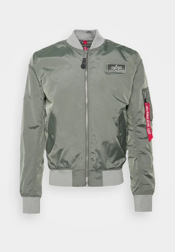 MA-1 - Bomberjacke - vintage green/silver