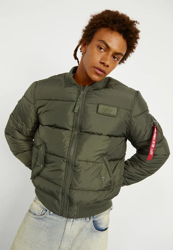 MA-1 PUFFER BOMBER - Bomberjacke - dark olive