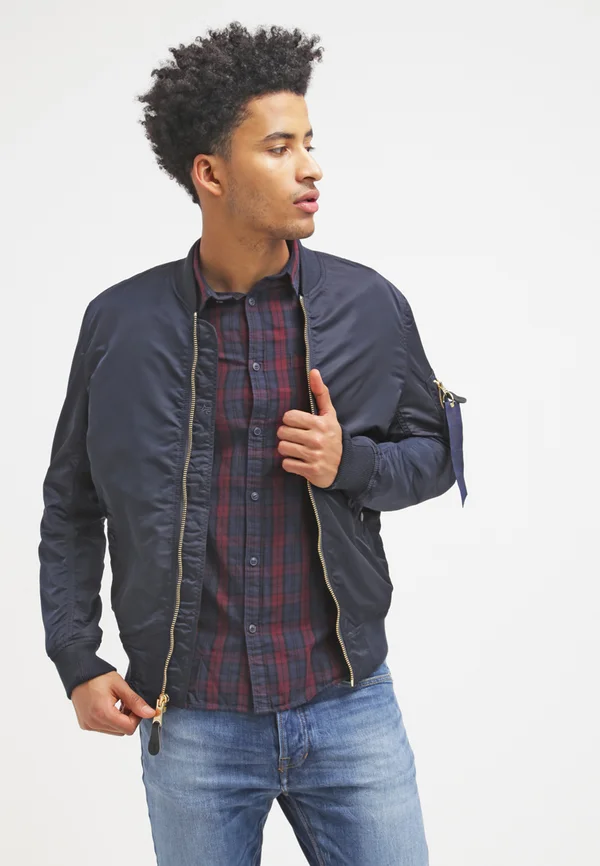 MA-1 VF LW - Bomberjacke - republik blue gold
