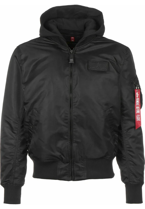 MA-1 ZH BACK PRINT - Bomberjacke - black white
