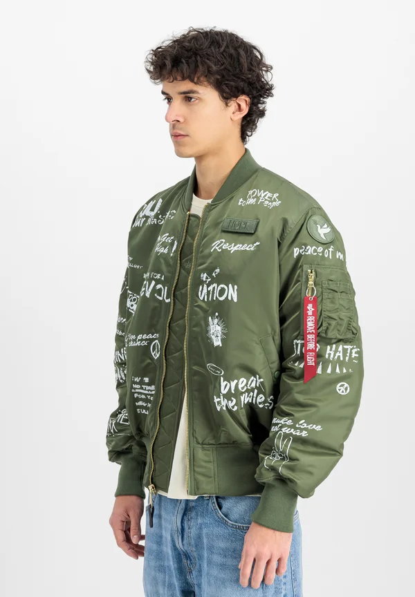 MA-PEACE - Bomberjacke - sage green