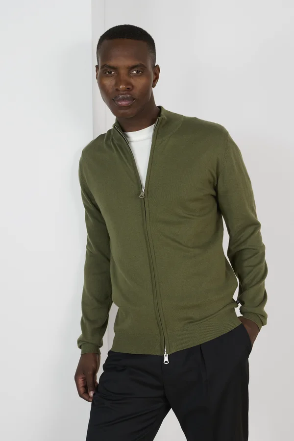 MACARDO  - Strickjacke - olive night
