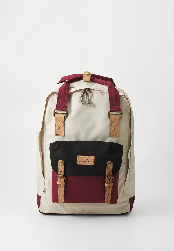 MACAROON LARGE REBORN SERIES BACKPACK UNISEX - Tagesrucksack - stone/wine