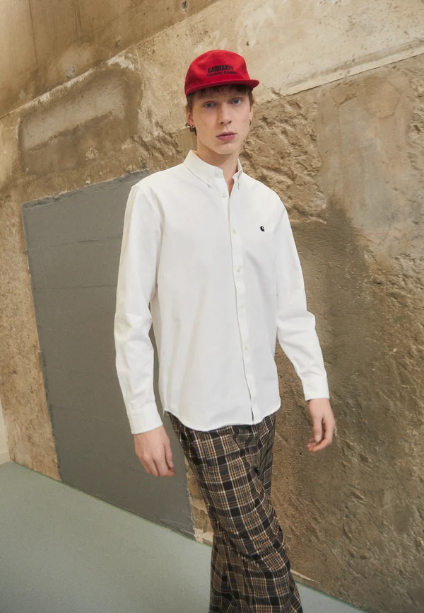 MADISON SHIRT - Hemd - white/black