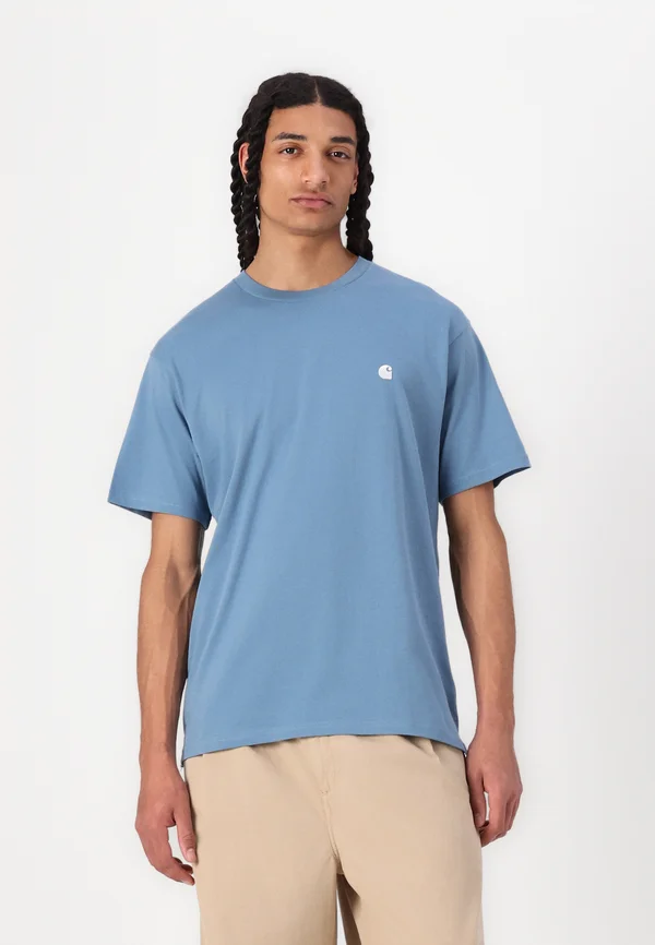 MADISON  - T-Shirt basic - icy water/white