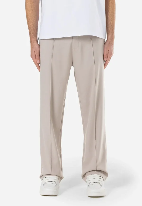 MADOR WIDE PANTS - Stoffhose - dark stone
