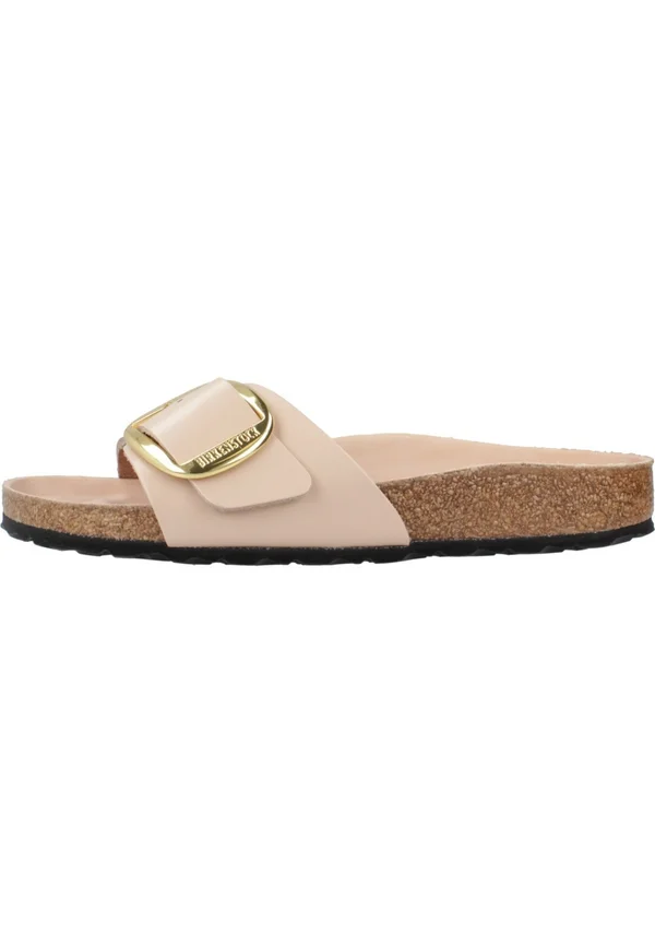 MADRID BIG BUCKLE NUE  - Pantolette flach - new beige