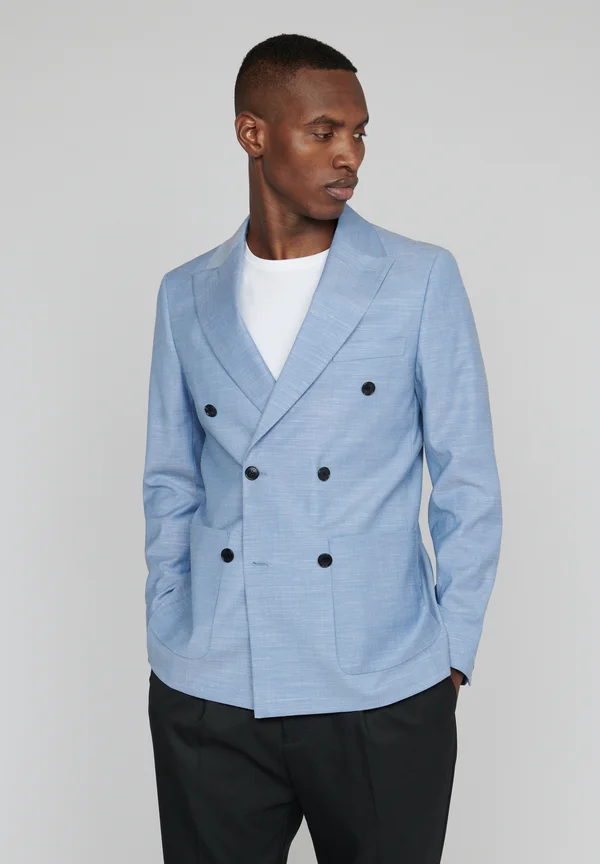 MAGARET DOUBLE - Sakko - chambray blue