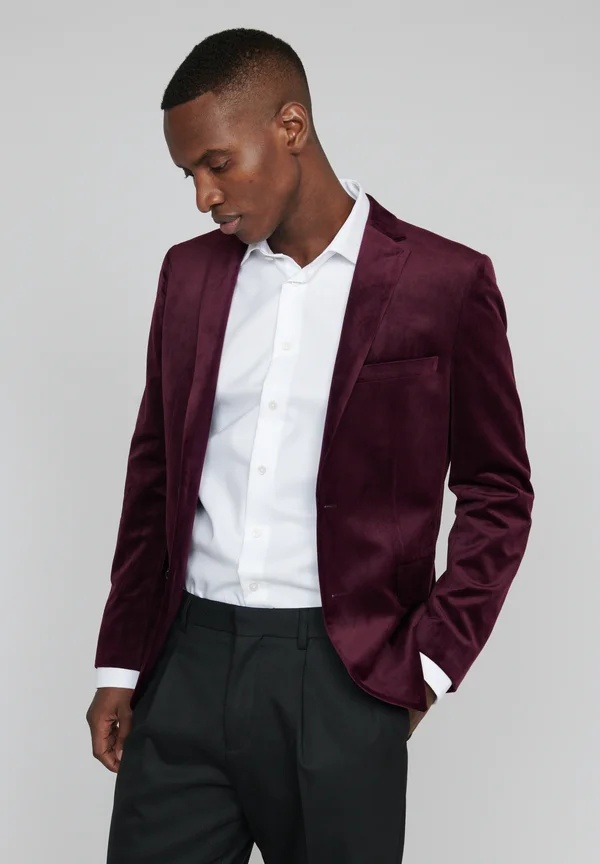 MAGEORGE ELEGANT VELVET BLAZER - Sakko - potent purple