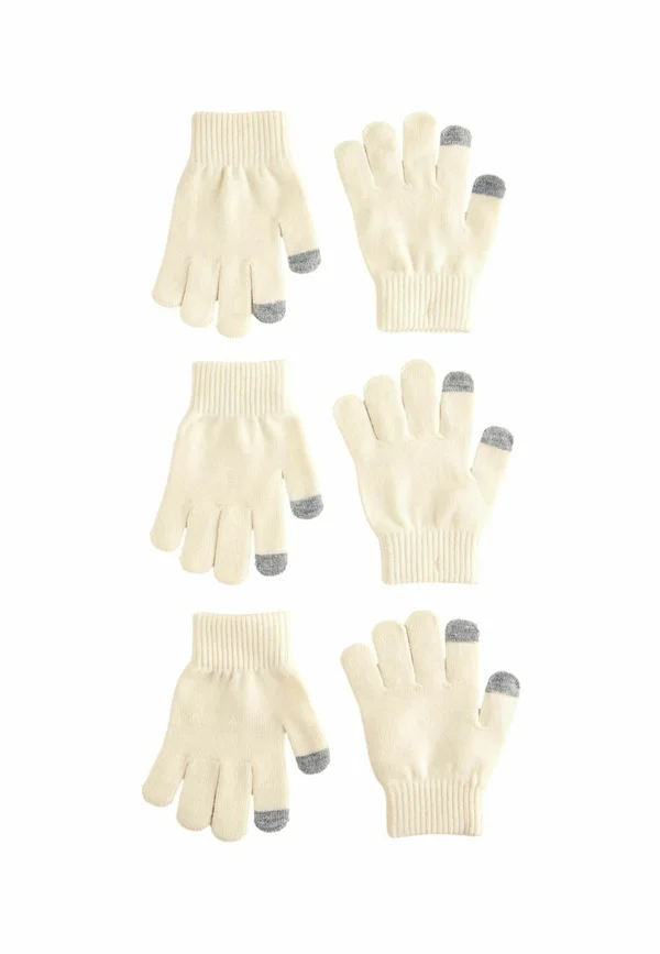 MAGIC 3 PACK - REGULAR FIT - Fingerhandschuh - ecru