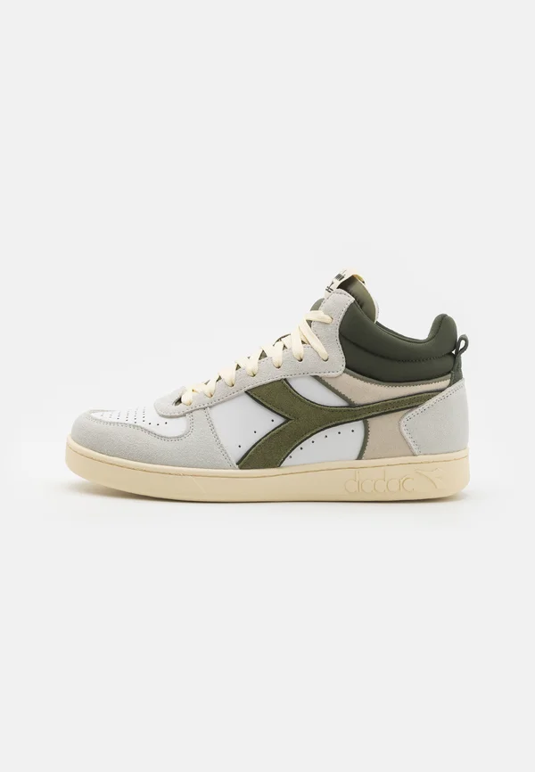 MAGIC BASKET DEMI CUT UNISEX - Sneaker high - white/green