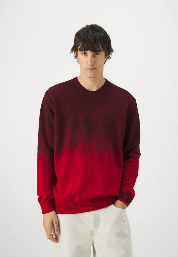 MAGLIA GIROCOLLO - Strickpullover - rosso