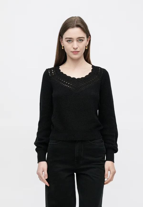 MAGLIA - Strickpullover - nero