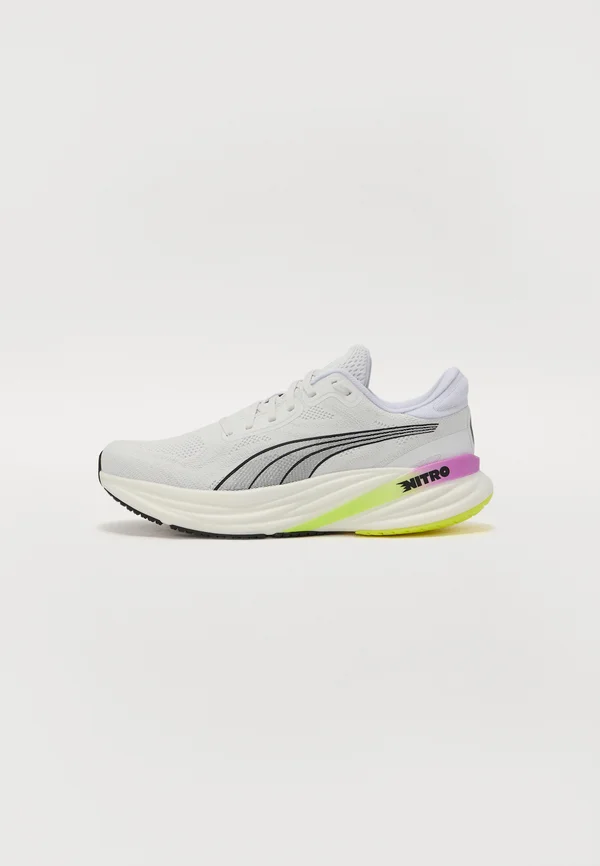 MAGNIFY NITRO 2 - Laufschuh Straße - white\pure magenta\yellow alert