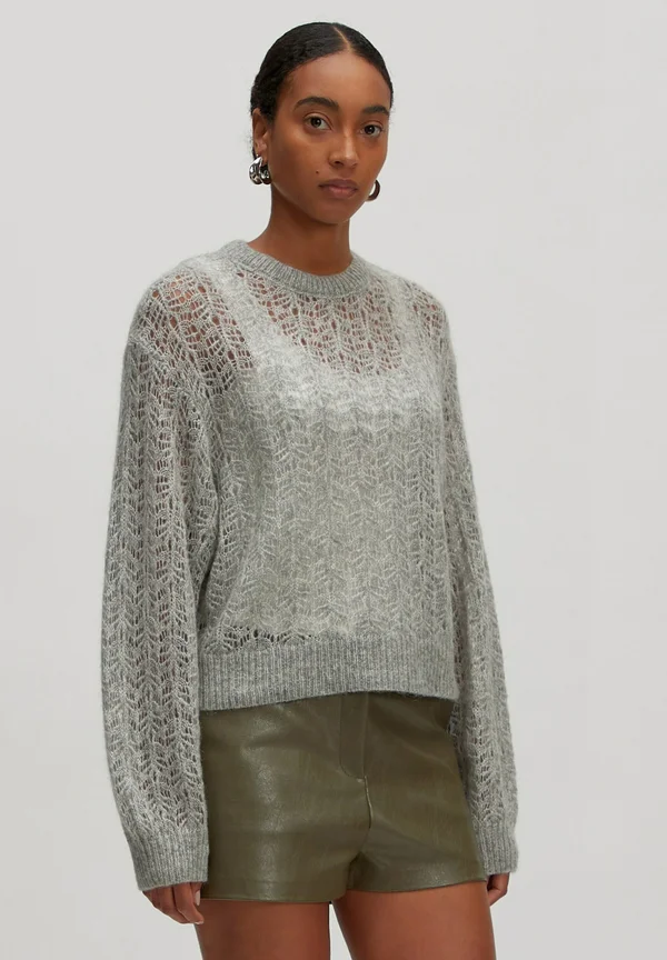 MAKAMAE - Strickpullover - grau