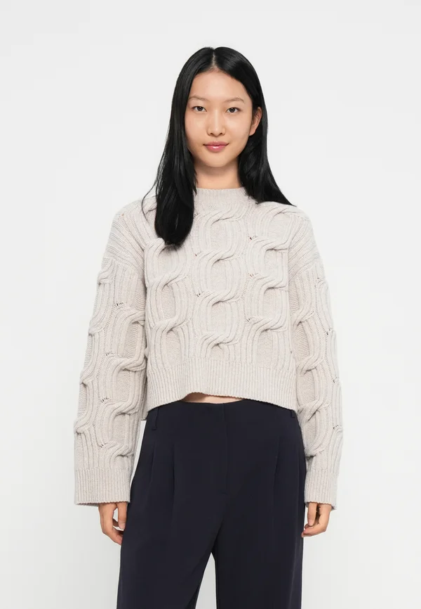 MALESE - Strickpullover - brown