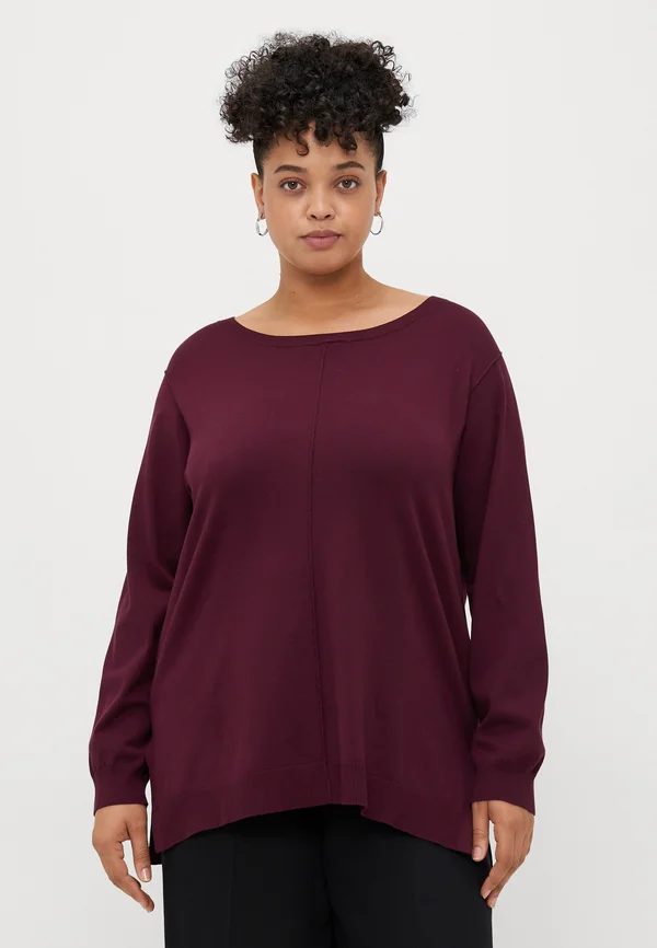 MALTA - Strickpullover - rosso marrone