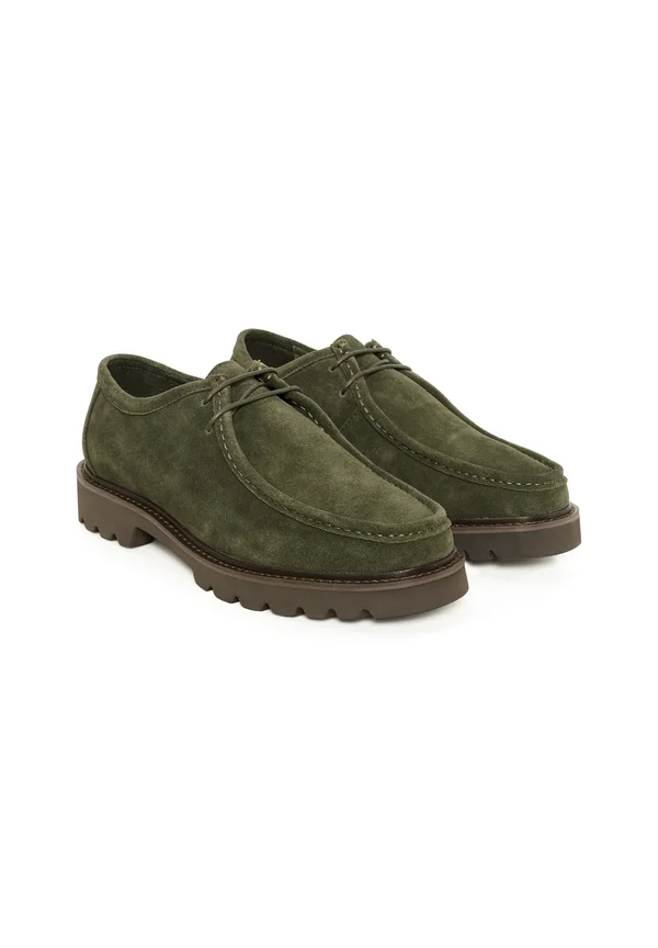 MALUC - Sportlicher Schnürer - dusty olive