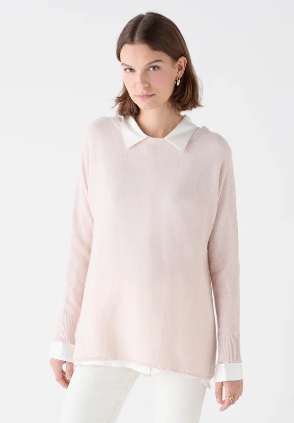 MAMELIA LUREX - Strickpullover - rose pastel