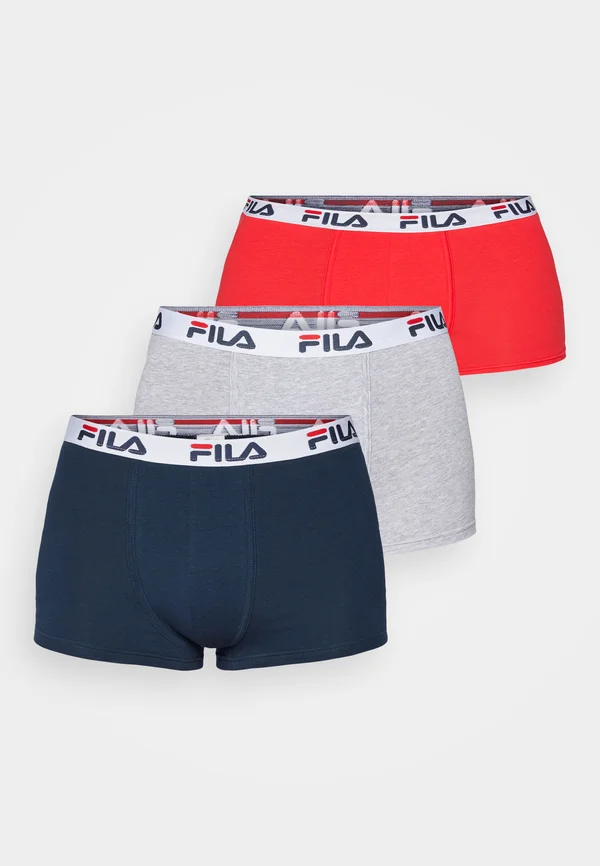 MAN BOXER 3 PACK - Panties - red/navy/grey