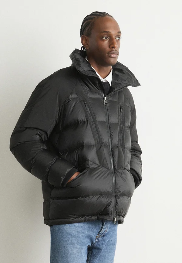 MAN JACKET - Daunenjacke - black