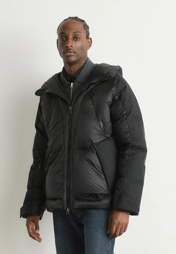 MAN JACKET - Daunenjacke - black