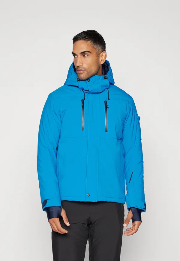MAN JACKET FIX HOOD - Skijacke - zaffiro