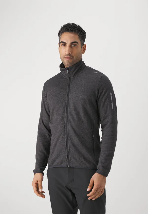 MAN JACKET - Sweatjacke - nero/graffite