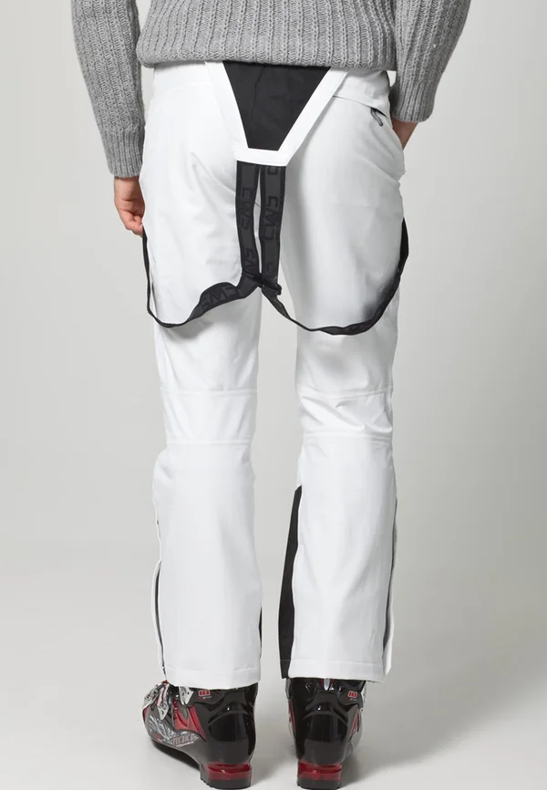 MAN SALOPETTE - Skihose - bianco