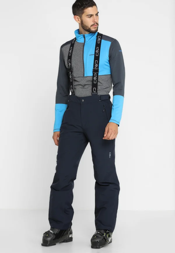 MAN SALOPETTE - Skihose - black blue