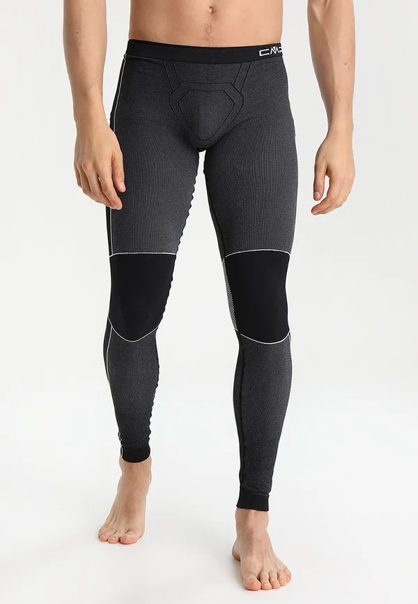 MAN SEAMLESS LONG PANT - Unterhose lang - nero