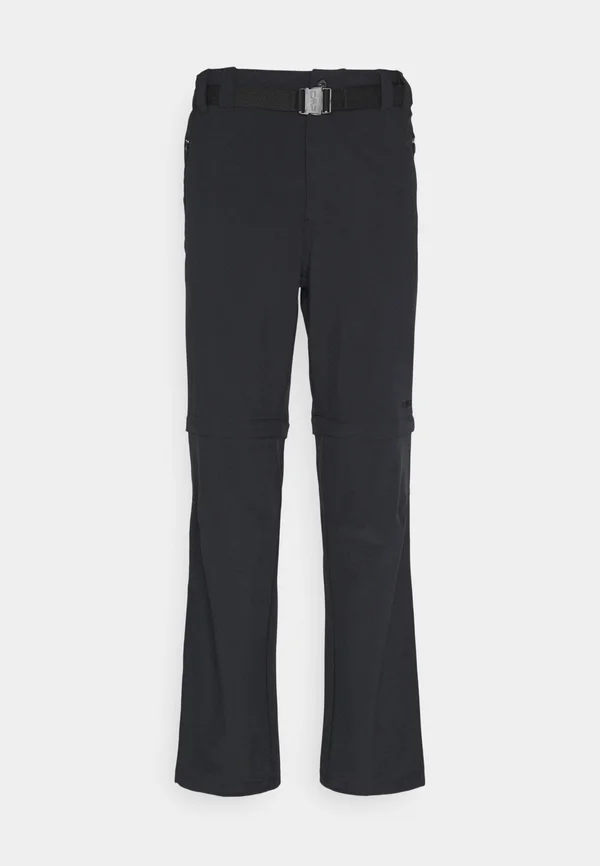 MAN ZIP OFF PANT - Stoffhose - antracite