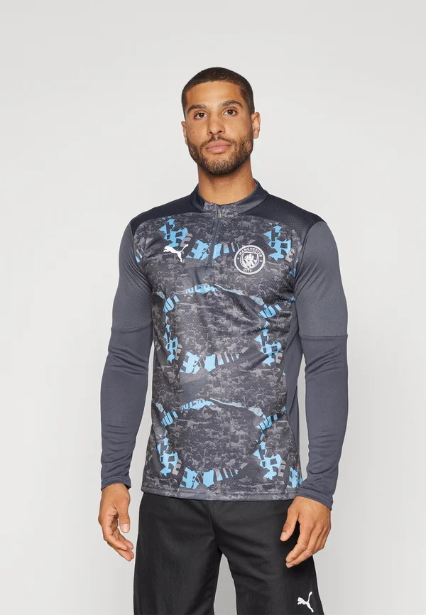MANCHESTER CITY PREMATCH 1/4 ZIP - Vereinsmannschaften - strong gray/cool light gray
