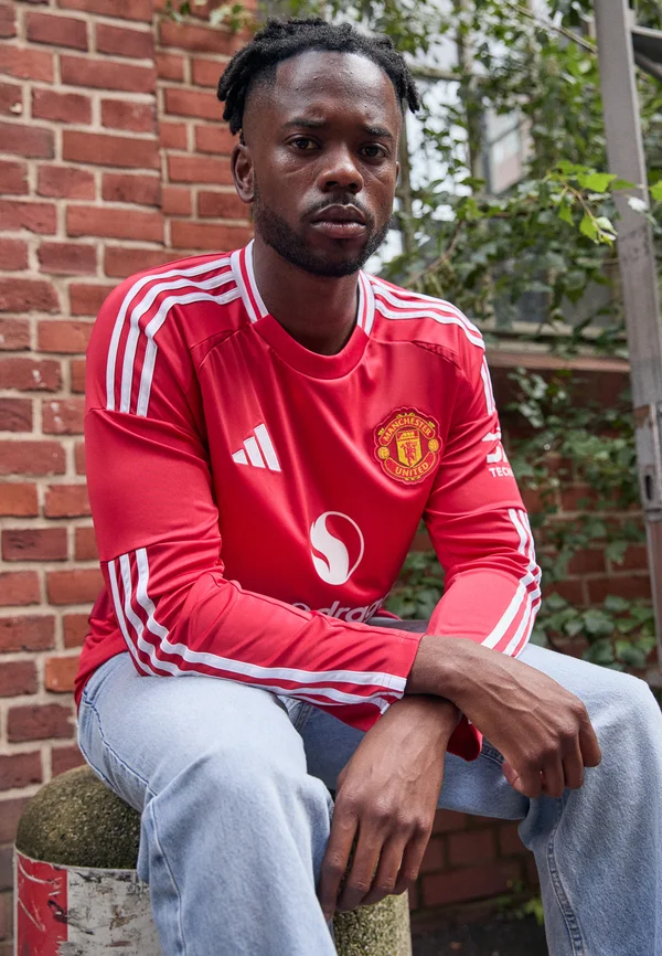 MANCHESTER UNITED 24/25 LONG SLEEVE HOME - Vereinsmannschaften - red