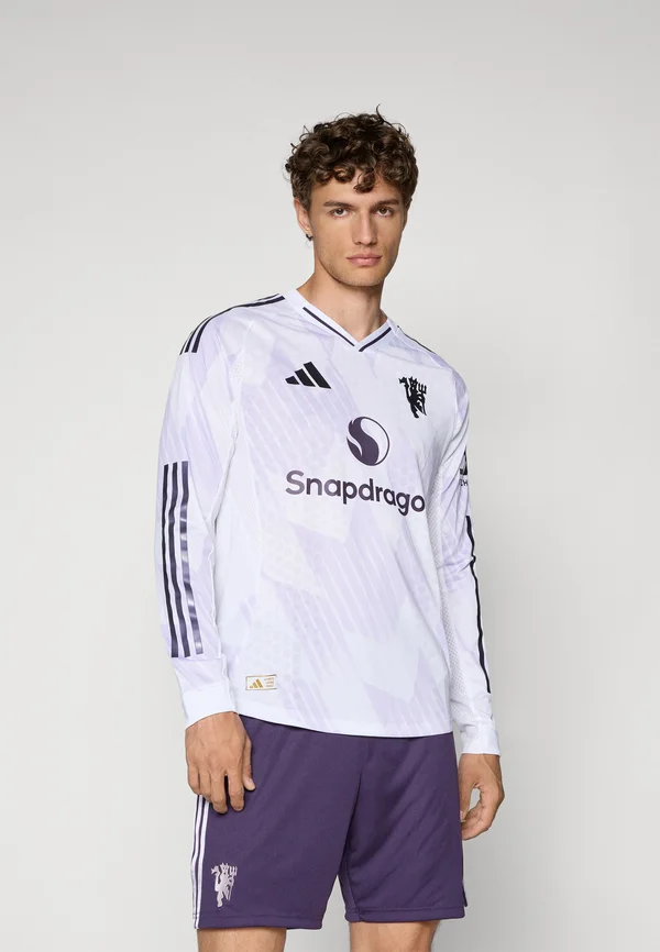 MANCHESTER UNITED 25/26 AWAY AUTHENTIC JERSEY LONGSLEEVE - Torwarttrikot - white