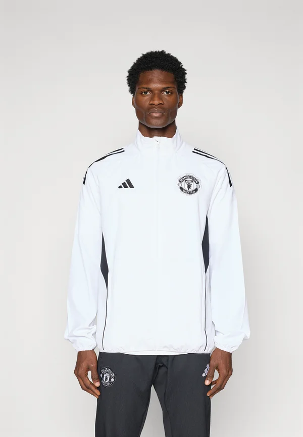 MANCHESTER UNITED 25/26 COMPETITION PRESENTATION JACKET - Trainingsjacke - white/aurora plum/black