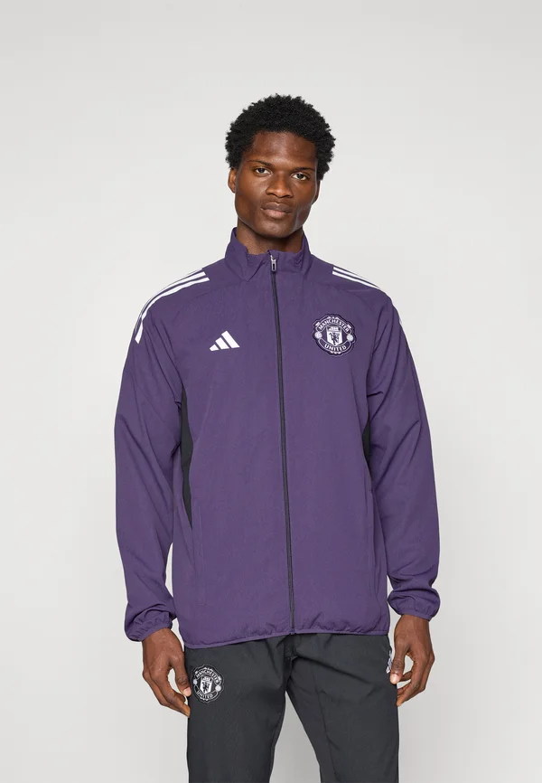 MANCHESTER UNITED 25/26 COMPETITION PRESENTATION JACKET - Trainingsjacke - aurora plum/white/black