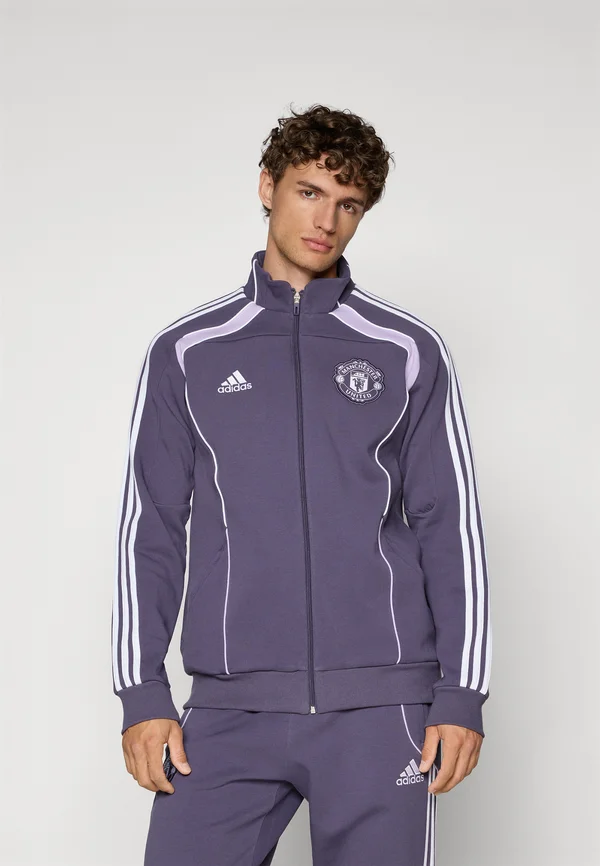 MANCHESTER UNITED UBP DOUBLEKNIT TRACK TOP - Vereinsmannschaften - trace purple